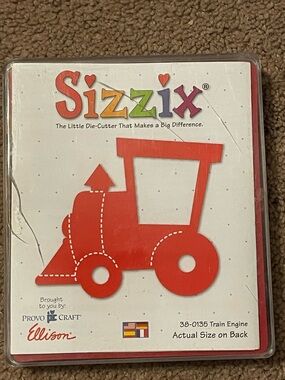 Sizzix Originals Train Engine die cut, specifically model #38-0135